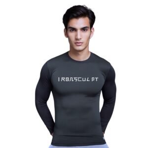 IronFit Full Sleeves Compression T-Shirt [Midnight Forge]